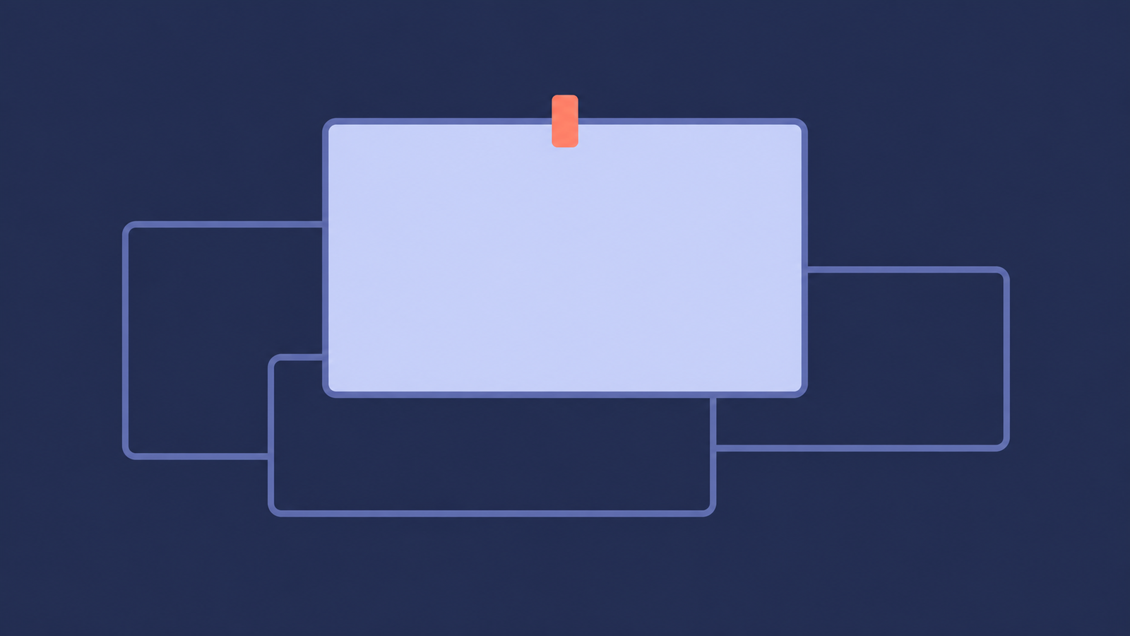 Illustration: one pale window stays above a stack of dimmer windows.