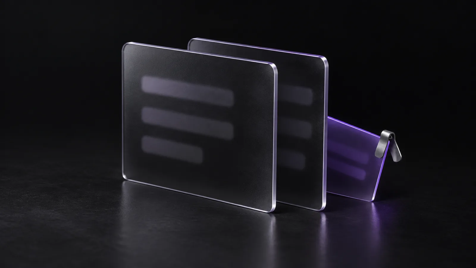 Illustration: a pane slipping behind two others, its clasp hanging open.